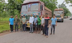 Etapalli police in Gadchiroli district take major action against illegal cattle trafficking, 88 cattle along with two trucks seized; Goods worth Rs 38.20 lakh seized